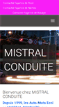 Mobile Screenshot of mistralconduite.com